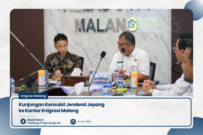 Kunjungan Konsulat Jenderal Jepang ke Kantor Imigrasi Malang