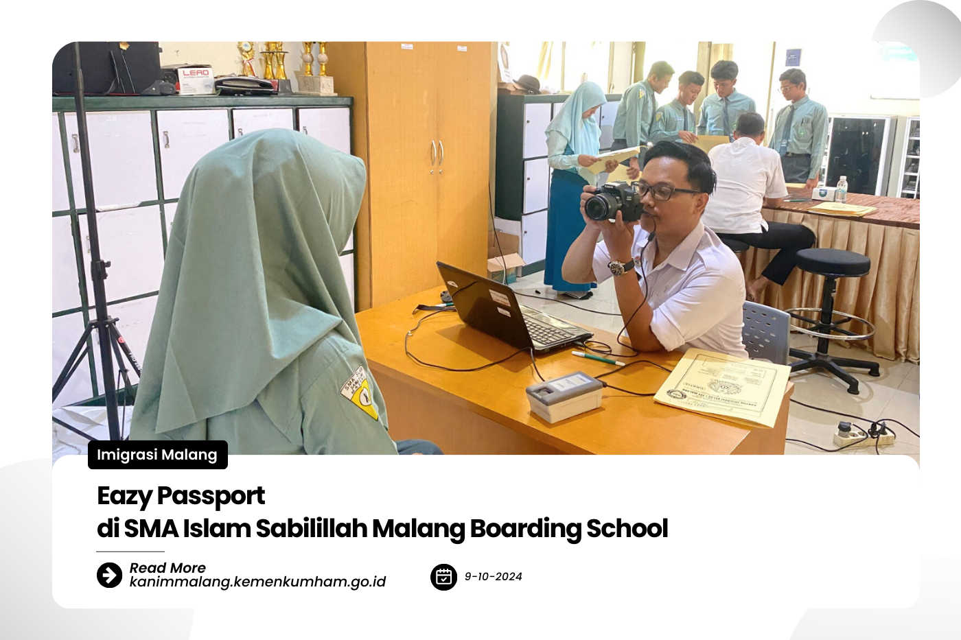 Eazy Passport di SMA Islam Sabilillah Malang Boarding School
