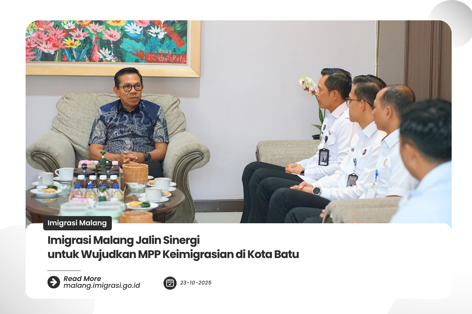 Imigrasi Malang Jalin Sinergi untuk Wujudkan MPP Keimigrasian di Kota Batu