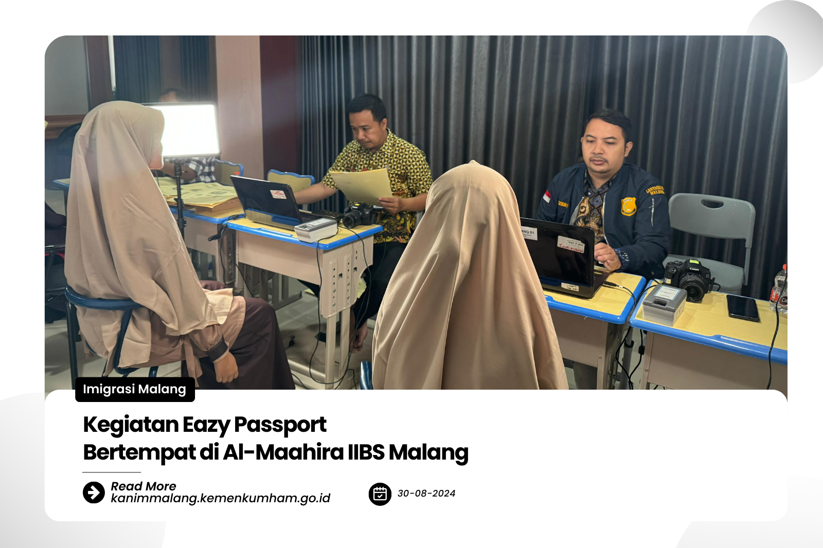 Kegiatan Eazy Passport Bertempat di Al Maahira IIBS Malang