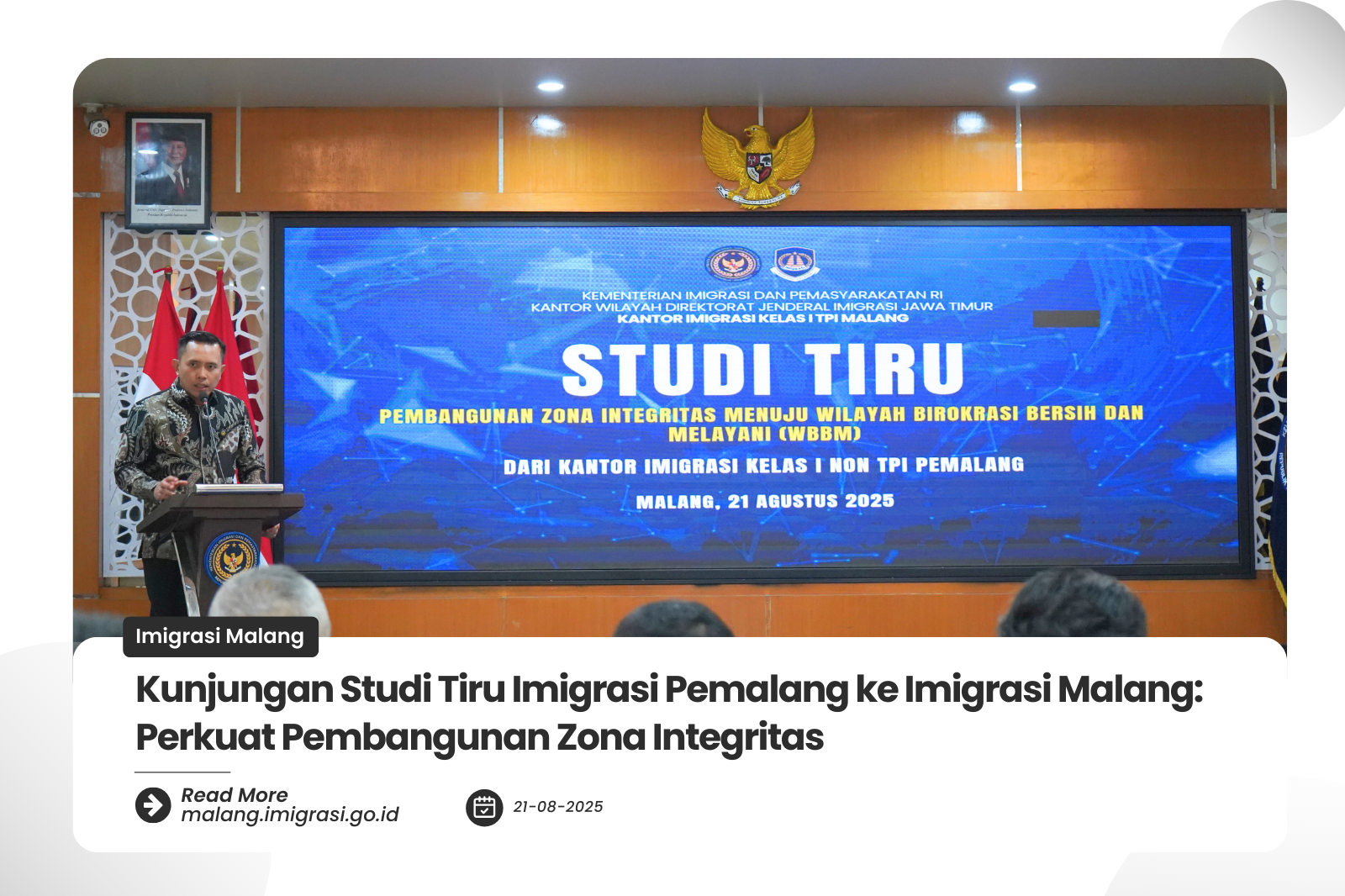 Kunjungan Studi Tiru Imigrasi Pemalang ke Imigrasi Malang Perkuat Pembangunan Zona Integritas