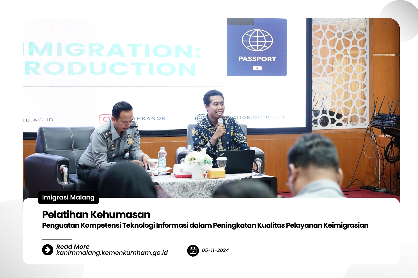Pelatihan Kehumasan Penguatan Kompetensi Teknologi Informasi