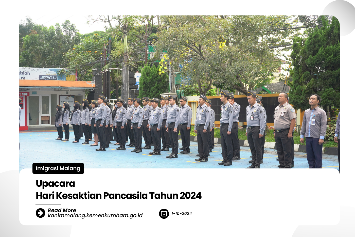 Upacara Hari Kesaktian Pancasila Tahun 2024