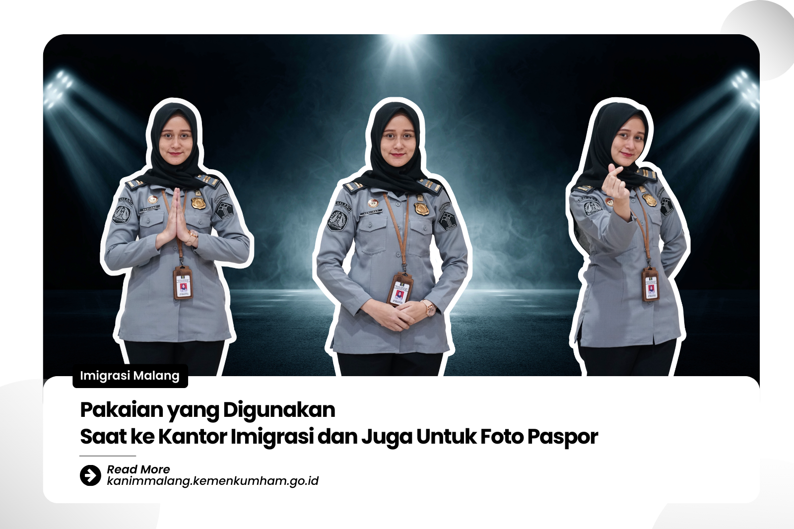 Pakaian yang Digunakan Saat ke Kantor Imigrasi dan Juga Untuk Foto Paspor
